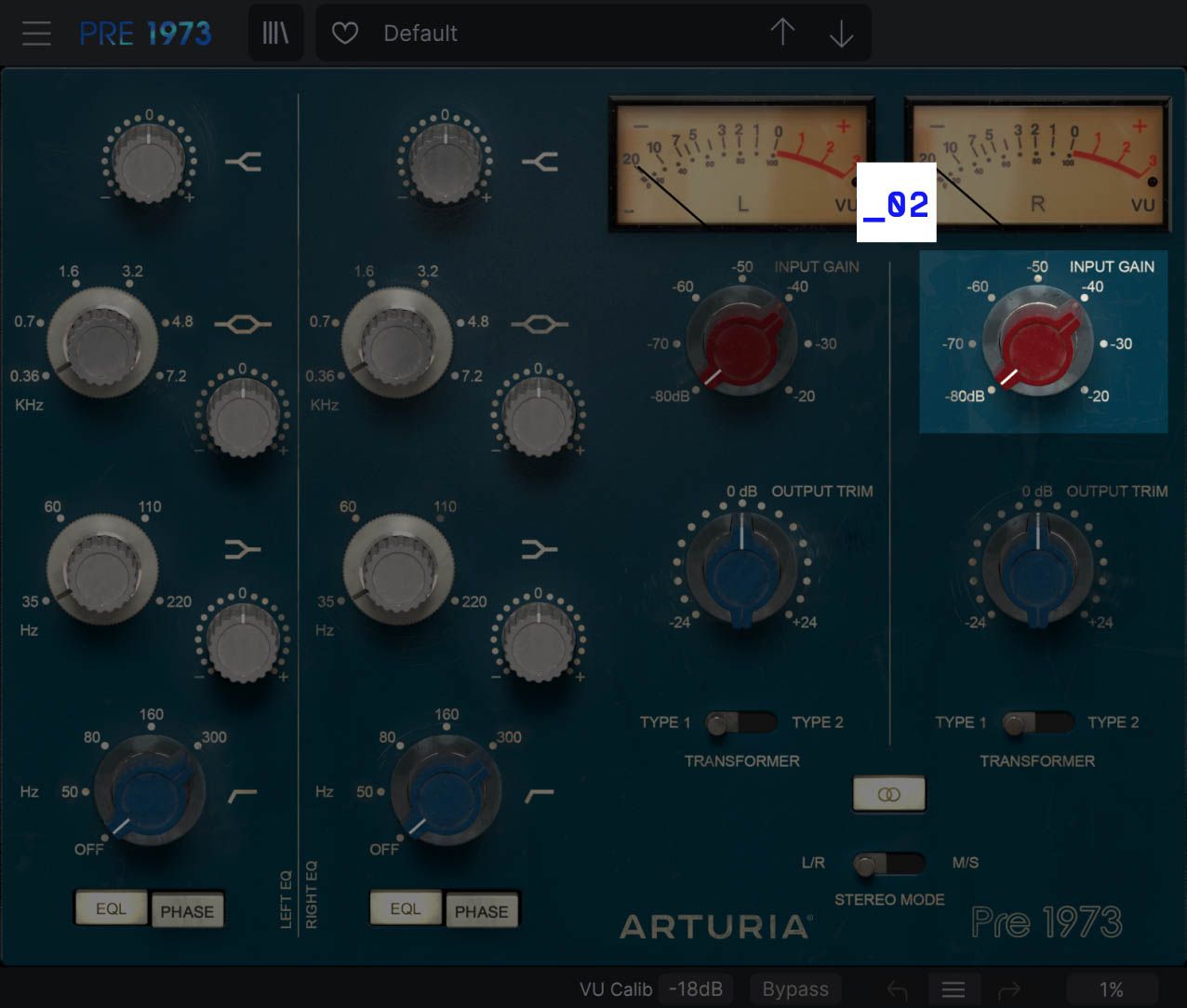 Input gain