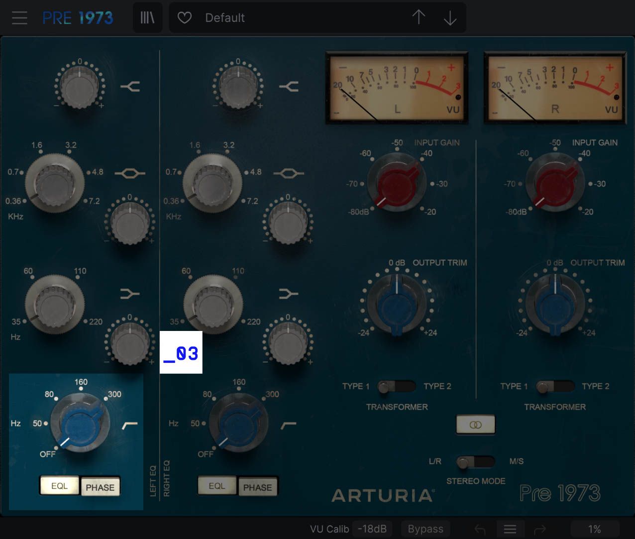 High pass filter
