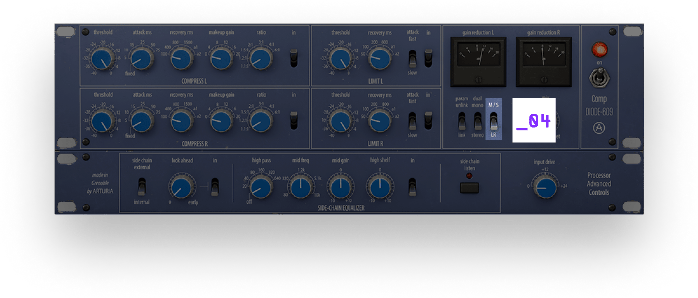 Mid-side processing