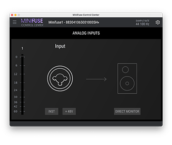 MiniFuse Control Center